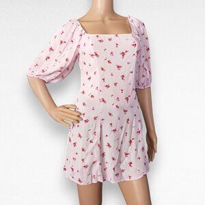Pink Floral Dress